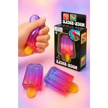 MarkEntegra Dondurma Squishy Fidget Oyuncak, Eğlenceli Stres Giderici
