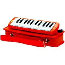 MarkEntegra Kırmızı Melodika, 32 Tuşlu ve Taşıma Çantası ile Birlikte