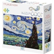 MarkEntegra Yıldızlı Gece Temalı 1000 Parça Puzzle, Profesyonel Hobi Seti