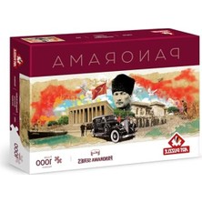 MarkEntegra 1000 Parça Atatürk Temalı Panorama Puzzle, Sanatsal Tasarım