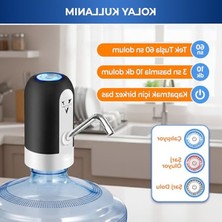 MarkEntegra 1200 Mah Bataryalı Şarjlı Su Pompası, Bpa Içermez, Siyah