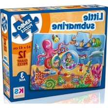 MarkEntegra 12 Parça Küçük Denizaltı Erkek Çocuk Jumbo Maxi Puzzle - 3 Yaş Üzeri - 31006
