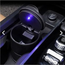 MarkEntegra Mavi Işıklı Kapaklı Küllük, Audi A3 Sedan Uyumlu, Pratik