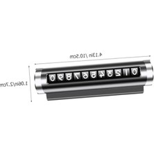 MarkEntegra Dayanıklı Araç Içi Park Telefon Numarası - Çevirmeli Oto Aksesuar