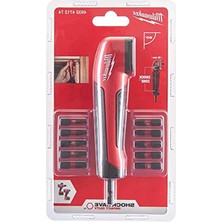 MarkEntegra 11 Parça Shockwave Açılı Başlık Seti, Kırmızı Renk, 25 mm