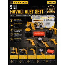 Emka Max 5 Li Havalı Alet Seti