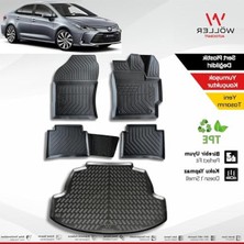 MarkEntegra 2019-2026 Toyota Corolla Paspas Bagaj Havuzu Seti, 3D Tasarım