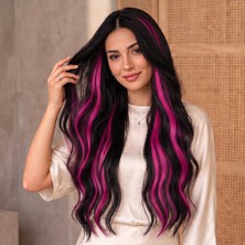 Elma Shop Renkli Gerçek Boncuk Kaynak / Pembe Mor / 10 Adet