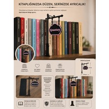 Rain Craft 3D 3D Baskı Romantasy Kitaplık Ayırıcı – Dekoratif Kitap Seri ve Tür Ayırıcı