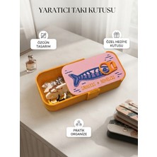 Flexis Konserve Balık Tasarımlı Yaratıcı Takı Kutusu ve Dekoratif Düzenleyici