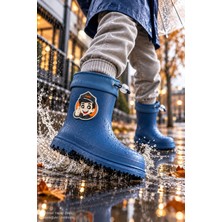 Muggo Kitty Içi Kürklü Lastikli Unisex Çocuk Günlük Yağmur ve Kar Çizmesi