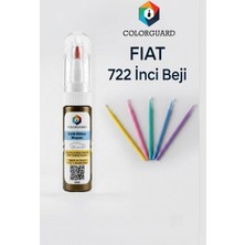 COLORGUARD FIAT 722 İnci Beji Rötuş Boyası ve 5'li Rötuş Çubuğu Hassas Uygulama Seti