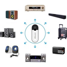 Store USB Bluetooth 5.0 Ses Alıcı Adaptör – Aux 3.5mm Çıkışlı Kablosuz Müzik Alıcısı, Hoparlör ve Ses Sistemlerini Bluetooth’lu Hale Getiren Dongle Receiver | ZR1138