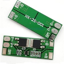 Store Bms 2s 8A Li-Ion 6.4V 8.4V Yeşil Vida Konnektörlü 8 Amps 2 Pol 41MM 3.5mm