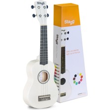 Stagg Us-White-Beyaz Soprano Ukulele