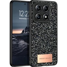 Sh Onegif Xiaomi Mi 14T Pro Bright Simli Kapak - Siyah Sh Najmaddin