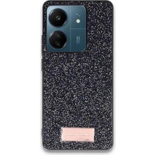 Sh Onegif Xiaomi Redmi 13C Bright Simli Kapak - Siyah Sh Najmaddin