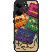 BG AKSESUAR Poco X8 Pro Uyumlu Mixtape Desenli Kamera Korumalı Darbelere Dayanıklı Kılıf