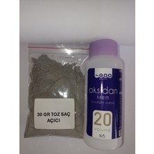 Qf Toz Saç Açıcı 30 gr ve 60 ml 20 Vol Oksidan Krem