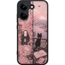 BG AKSESUAR Poco X8 Pro Uyumlu Ghibli Desenli Kamera Korumalı Darbelere Dayanıklı Kılıf