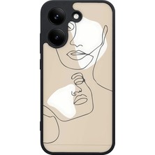 BG AKSESUAR Poco X8 Pro Uyumlu Kontur Desenli Kamera Korumalı Darbelere Dayanıklı Kılıf