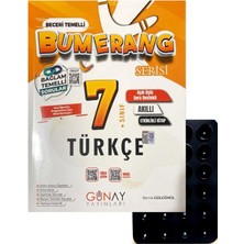 Günay Yayınları 7.sınıf Bumerang Türkçe Etkinlikli-Yeni Baskı-Vantuz Hediye
