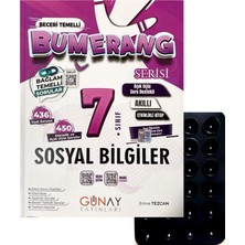 Günay Yayınları 7.sınıf Bumerang Sosyal Bilgiler Etkinlikli-Yeni Baskı-Vantuz Hediye