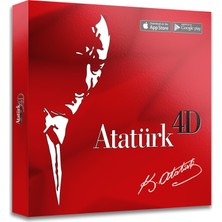 Anonim 4 Boyut Yayınları Atatürk 4d Artırılmış Gerçeklik Kartları