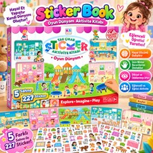 Trust Store Sticker Book Play World Oyun Dünyam Aktivite Kitabı 5 Sahne 227 Sticker Çocuklar Için Çıkartma Kitabı