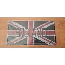 Vintage Retro Dekoratif Metal Plaka 15X30 Cm.