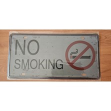 Vintage Retro Dekoratif Metal Plaka 15X30 Cm.