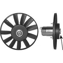 Volkswagen Golf 3 Polo 1996- Fan Motoru Davlumbazsiz 303 mm 3 Fıs 11 Kanat 1H0959455J Wisco