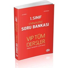 Anonim Editör Yayınları 1. Sınıf Vip Tüm Dersler Etkinliklerle Soru Bankası Yeni