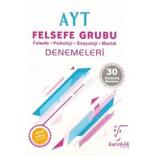 Anonim Karekök Yayınları Ayt Felsefe Grubu Denemeleri Yeni