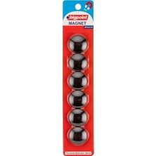 Bigpoint BP423-95 Magnet 30MM (Mıknatıs) Siyah 6'lı Blister
