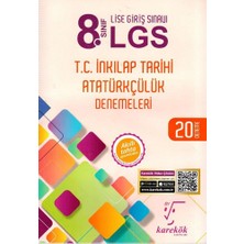 Anonim Karekök Yayınları 8. Sınıf Lgs Tc Inkılap Tarihi ve Atatürkçülük 20 Deneme Yeni