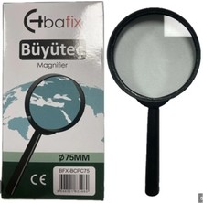 Bafix Büyüteç Cam Plastik Çerçeveli 75 mm BFX-BCPC75