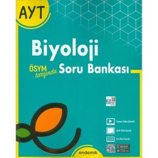 Anonim Endemik Yayınları Ayt Biyoloji Soru Bankası 2022