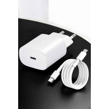 Şarj Aleti Ios 15/15 Pro Max Uyumlu Şarj Adaptörü ve Kablosu