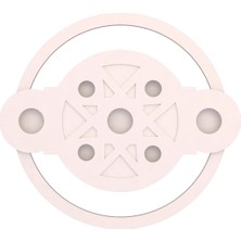 Motifpiyer Hazır Spotlu Tavan Paneli Lina Radius-Modern LED Uyumlu Tavan Göbeği/Mono Dış Çitalı