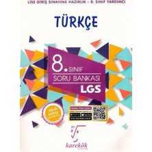 Anonim Karekök Yayınları 8. Sınıf Lgs Türkçe Soru Bankası Yeni