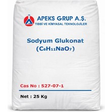 Apeks Sodyum Glukonat - %99 - C6H11NAO7 - 25 kg