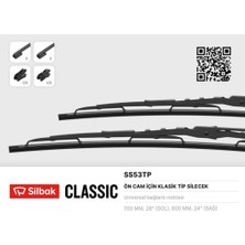 Silbak Edntrend Silecek Süpürgesi Telli Tip 700-600 mm Ford Transit V184-V347 (08/2000-09/2009) (25) Takim