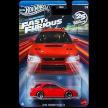 Hot Wheels Fast And Furious 1999 Subaru Impreza Silver Series Diecast Araba