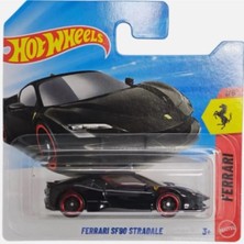 Hot Wheels 1/64 Ferrari SF90 Stradale Siyah H Case Yeni