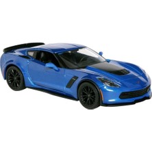 Maisto 1/24 2015 Model Corvette Z06 Mavi