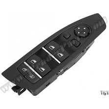 Bmw F01+LCI Cam Düğmesi Ön Sol Siyah Çerçeveli Arka Güneşlik Kararan Ayna 61319241915 Wender