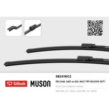 Silbak Edntrend Silecek Süpürgesi Muz Tipi Seat Mii 10/11-Skoda Citigo 10/11-Skoda Fabia 3 08/14-Skoda Rapid 09/11-Seat Leon 3 [5f1] 09/12-Seat Toledo [kg3] 07/12-Vw Up! 10/11-Vw Polo 6 07/09 (Takim)