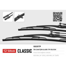 Silbak Edntrend Silecek Süpürgesi 600MM Mercedes Benz L310, 0310 80-Ikarus Otobüs-Magirus-Deutz Y.m
