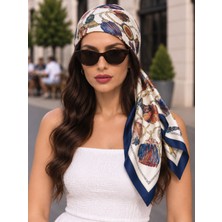 Revam Collection Vintage Püskül Desen Fular Bandana Şal
